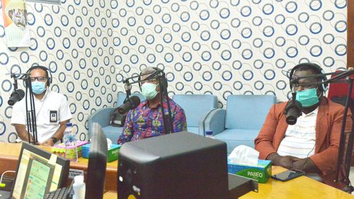 Bapak Wakil Bupati, Johannes Rettob, Bapak Direktur PTFI, Claus Wamafma dan Bapak Direktur YPMAK, Vebian Magal yang telah hadir menjadi nara sumber kami dalam acara Coffee Break edisi Jumat, 3 Juli 2020.